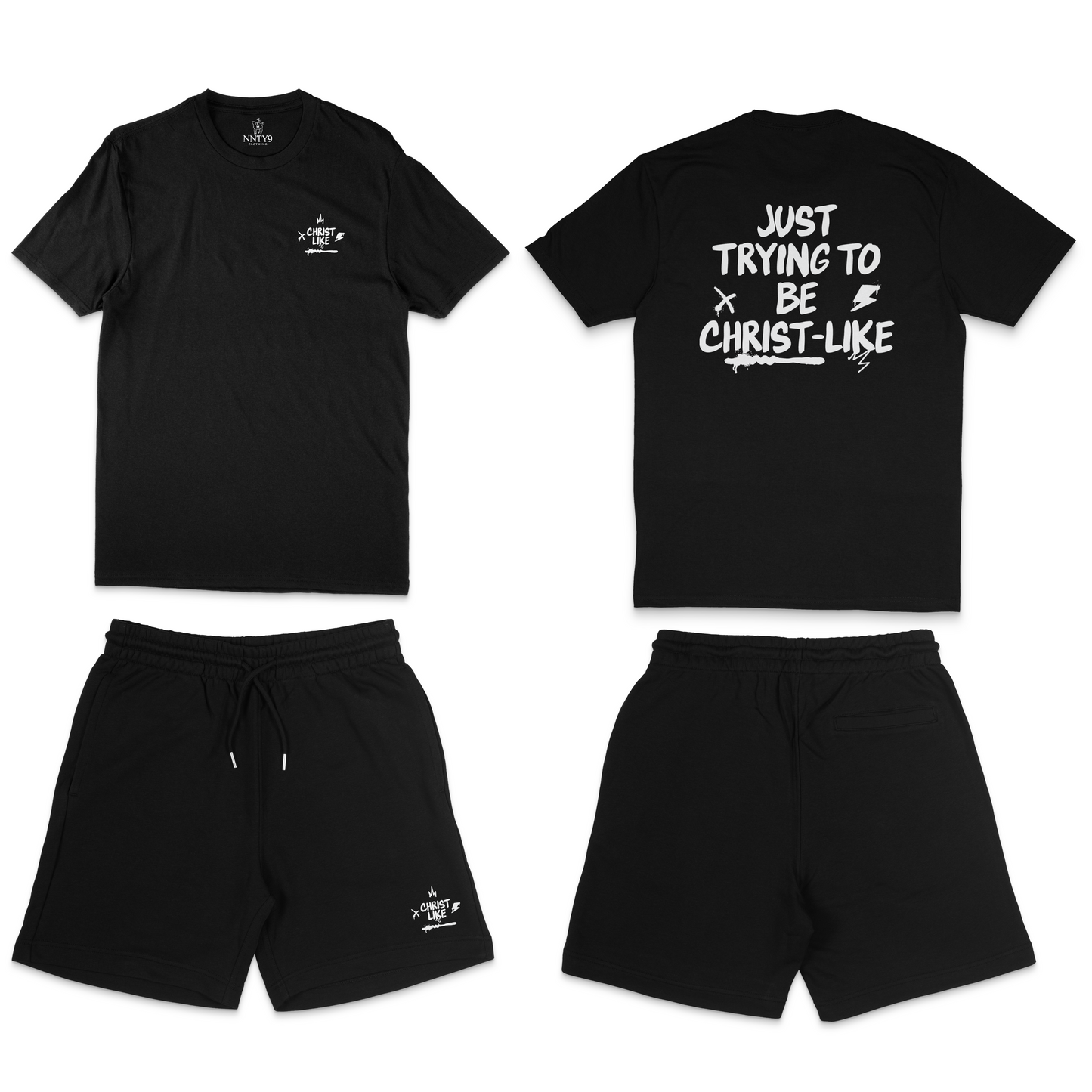 PRE-ORDER CHRIST LIKE TEE & SHORT SET
