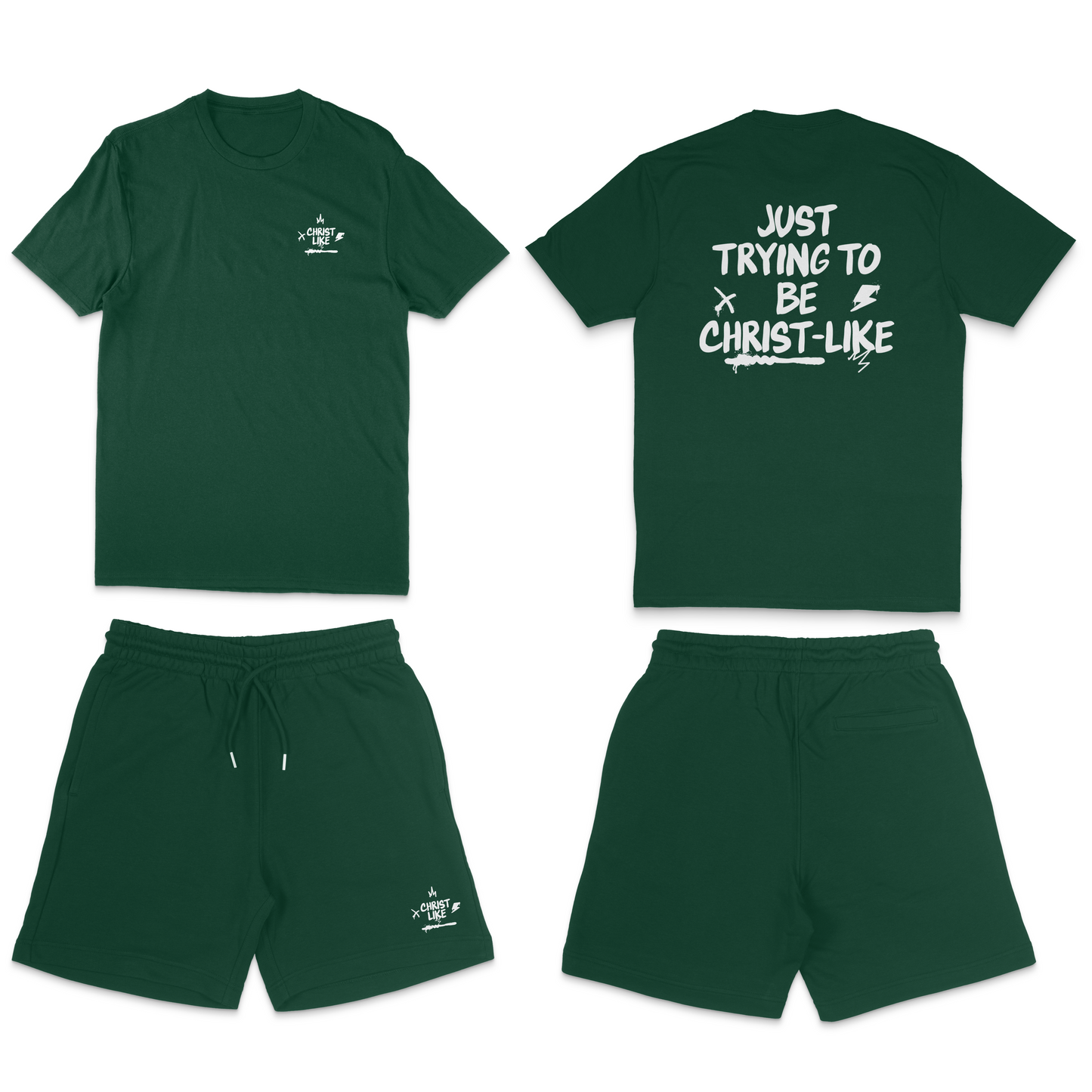 PRE-ORDER CHRIST LIKE TEE & SHORT SET