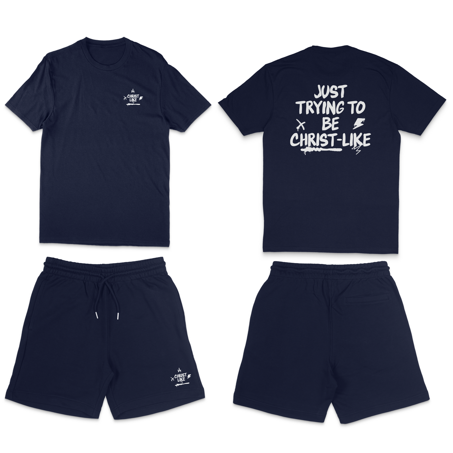 PRE-ORDER CHRIST LIKE TEE & SHORT SET