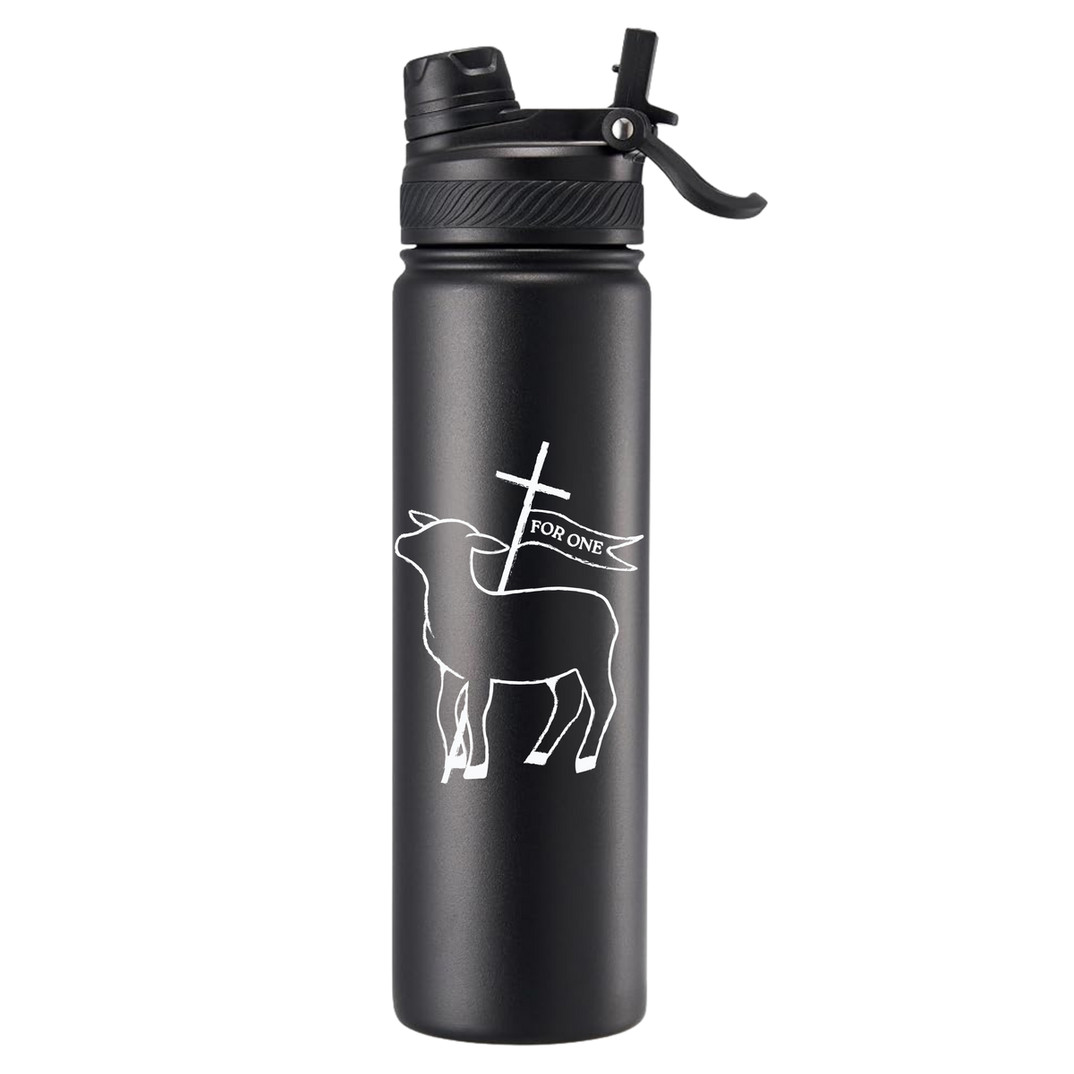 NNTY9 24 oz Insulated Stainless Steel Water Bottle