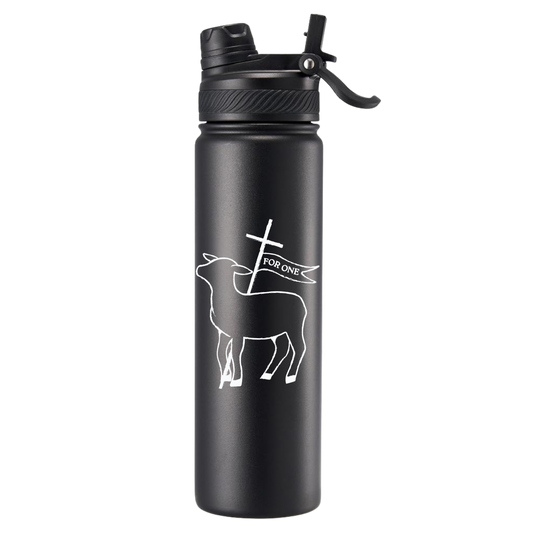 NNTY9 24 oz Insulated Stainless Steel Water Bottle