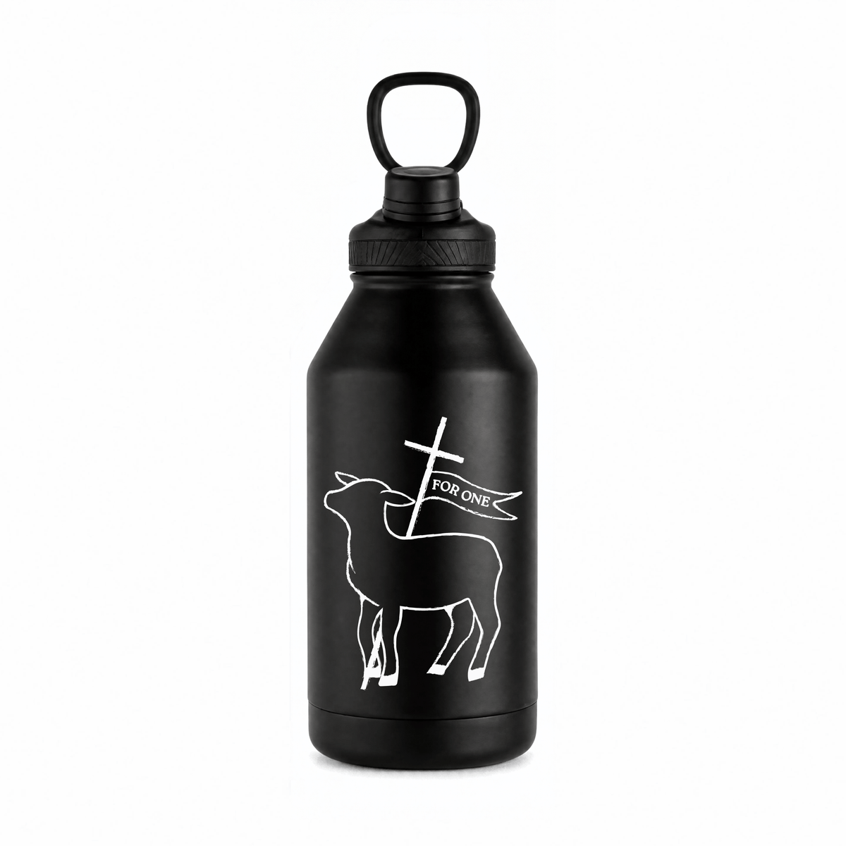 NNTY9 64 oz Insulated Stainless Steel Water Bottle