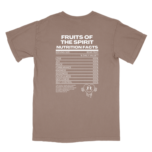 FRUIT OF THE SPIRIT TEE ESPRESSO